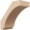 Ekena Millwork 3-inch W x 6-inch D x 6-inch H Imperial Rough Cedar Woodgrain TimberThane Knee Brace, Primed BRCUR03X06X06IMPRCPR - alternate 1